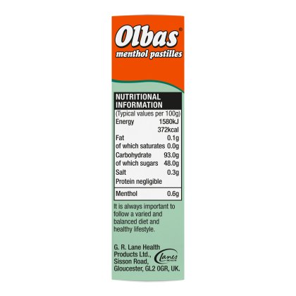 Olbas Menthol Pastilles