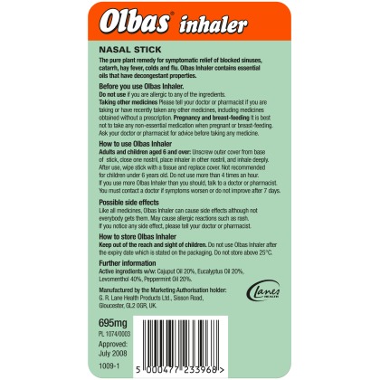 Olbas Inhaler