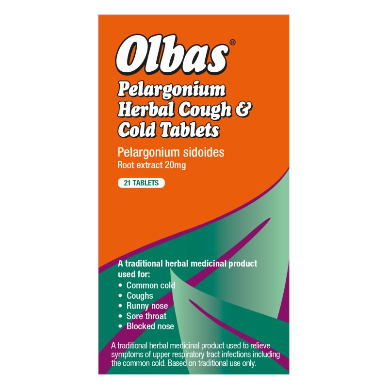 Olbas Pelargonium Cough & Cold Tablets Olbas Pelargonium Cough & Cold Tablets